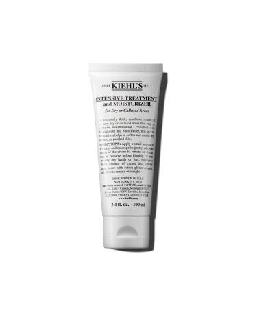 Kiehl's Intensive Treatment and Moisturizer for Dry/Callused Hands or Feet Rich Emollient Cream Softens and Smooths Skin with Avocado Oil & Shea Butter Paraben-free Fragrance-free - 3.4 fl oz