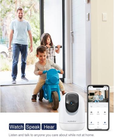 Indoor Security Camera 2K  Pet Camera with Phone App  WiFi Cameras for Home Security Camera for Dog/ Baby Monitor/Elder Pan Tilt  2.4G  24/7  2-Way Talk  Human Detection  Motion Tracking  SD&Cloud 1 Count (Pack of 1) - Buy Online on SooperMarket.com
