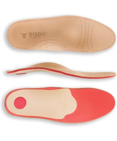 ORTRI Orthopedic Leather Insoles - Shock Absorbing Latex Foam | Size 43 - International Shipping Available - Buy Online on SooperMarket.com