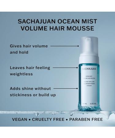 SachaJuan Ocean Mist Volume Hair Mousse 150 ml - International Shipping Available - Enhance Your Hair Volume - Buy Online on SooperMarket.com