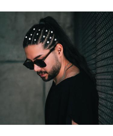 SKHAOVS 200 Pieces Hair Braid Rings Dreadlocks Locks Hair Beads Cuffs Braid Rings Hair Clips Adjustable Dreadlocks Beads Dreadlocks Accessories DIY Hair Decorations 8 * 9 mm (Silver) - Buy Online on SooperMarket.com