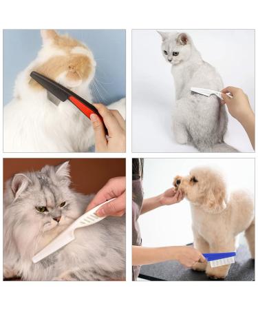 4-Piece Lice & Flea Comb Set for Cats & Dogs - Durable Multifunctional Pet Grooming Tool for Removing Lice Fleas and Ticks - Buy Online on SooperMarket.com