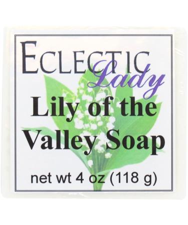 Lily Of The Valley Glycerin Soap by Eclectic Lady 4 oz Bar