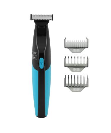 Amazon Brand - Solimo Rechargeable Beard Trimmer with 1 Blade 3 Combs and Charging Cable