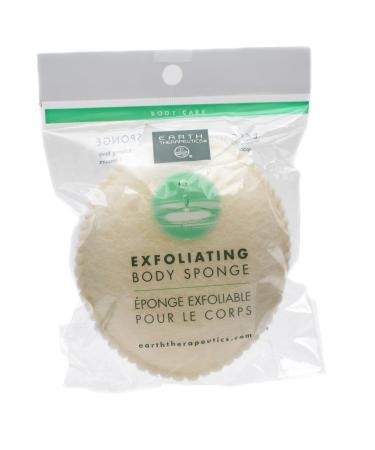 Earth Therapeutics Body Sponge Exfol Oval 3Pk