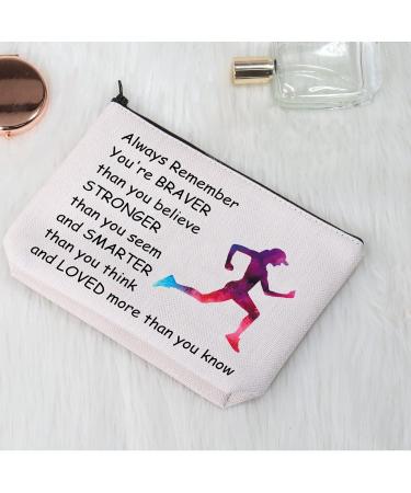 Running Lover Gifts | Inspirational Runner Bag & Cosmetics Organizer for Women | Perfect Cross Country Running Gift - Buy Online on SooperMarket.com