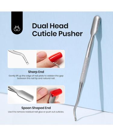 Beetles Nail Glue Remover 20ml - Effective False & Press-On Nails Adhesive Remover with Cuticle Pusher | Not for UV Gel or Gel Polish - Buy Online on SooperMarket.com