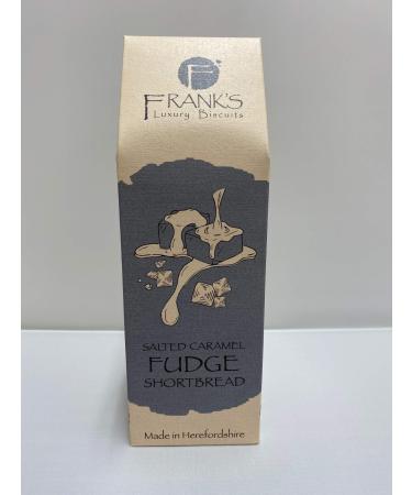Frank's Luxury Biscuits Salted Caramel Fudge Shortbread 180g