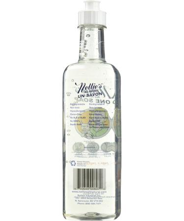 Nellie's All-Natural One Soap - 19.2 oz - Refreshing Water Lily Scent | Eco-Friendly International Shipping - Buy Online on SooperMarket.com