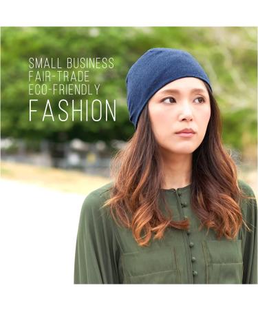 Organic Cotton Men's Beanie Hat - Short Chemo Headgear for Women Dark Gray Cycling Support Cap - Buy Online on SooperMarket.com