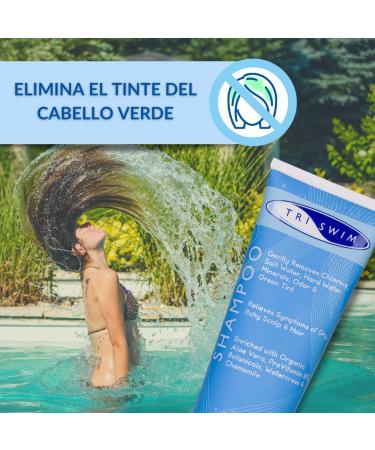TRISWIM Chlorine Removal Swimmers Shampoo 8.5 fl.oz - Moisturizing & Repairing Hair - Buy Online on SooperMarket.com
