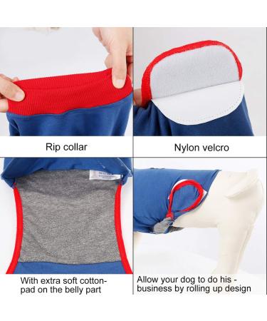 BT Bear Dog Surgery Recovery Suits Soft Elastic Cotton Pet Cat Recovery Jackets Vest After Surgery Clothing After Surgery Wear Anti Licking Wounds (XX-Large) - Buy Online on SooperMarket.com