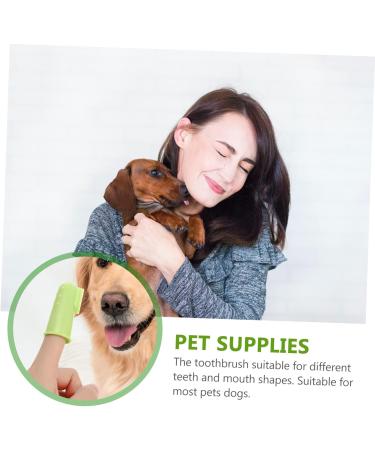HAPINARY 1 Set Pet Toothbrush Pet Mouth Cleaning Tool Pet Dog Toothbrush Cat Toothpaste Tools Pets Pp - Buy Online on SooperMarket.com