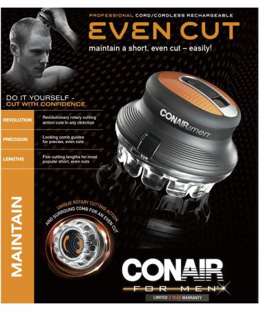 Conair for Men HC900ANC Even Cut Hair Clipper | Precision & Comfort for Home Haircuts - Buy Online on SooperMarket.com