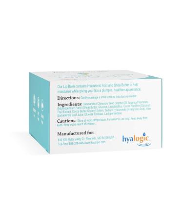 Hyalogic Episilk Hydrating Lip Balm with Hyaluronic Acid - Natural Moisturizing Lip Balm for Dry Lips - Gluten & Fragrance Free - 0.5 oz - Buy Online on SooperMarket.com