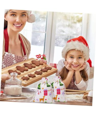 KALLORY 30pcs Christmas Candy Bag Candy Bags Candy Storage Bags Candy Container Drawstring Bags Fine - Buy Online on SooperMarket.com