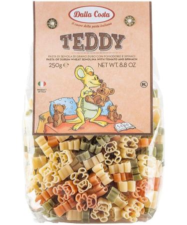 Dalla Costa Tricoloured Pasta Bundle - Dinosauri Teddy Zoo Travel (4x250g) - Buy Online on SooperMarket.com
