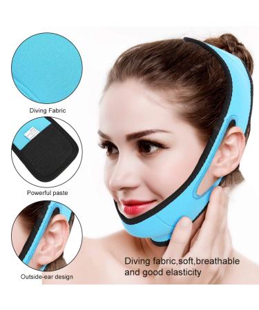 V-Line Face Lifting Slimming Bandage with Silicone Massage Pad - Firming Facial Belt - Buy Online on SooperMarket.com