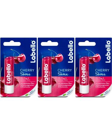 Labello Cherry Fruity Shine Lip Balm Stick SPF 10 | Beauty Care for Soft & Smooth Lips - Buy Online on SooperMarket.com