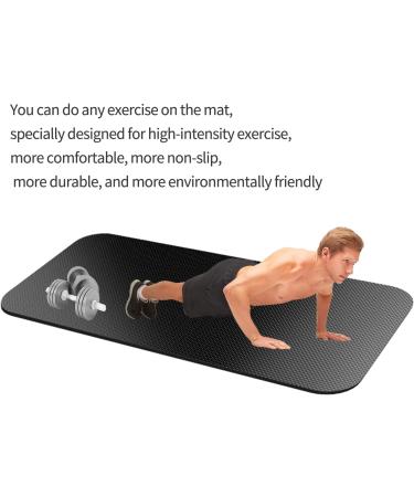 Large Exercise Mat 7'x3.2'  Exercise Equipment Mat Treadmill Mat  Exercise Bike Mat  Workout Mats for Home Gym Mats Gym Flooring Rubber Workout Mat Fitness Mat Large Yoga Mat Cardio Mat for Weightlifting  Jump Rope  Non-slipping 3.2-Feet x 7-Feet - Buy Online on SooperMarket.com
