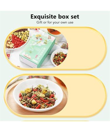 Pure Natural Combination Floral Tea Health Tea and Eyes Brighten Liver Cleanse Tea 120g 20 Counts Chrysanthemum Cassia Seed Tea Remove Liver Fire and Bad Breath Chrysanthemum Tea for Your Own Parent - Buy Online on SooperMarket.com