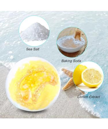Anself Bath Bombs Set - 9 Pack 100g Sea Salt Body Cleanser for Bubble Bath & Spa - Perfect Birthday & Holiday Gift - Buy Online on SooperMarket.com