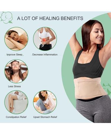 Ritoeasysports Castor Oil Pack - Reusable Bio-Organic Packs for Waist Pain Relief & Detoxification - Buy Online on SooperMarket.com