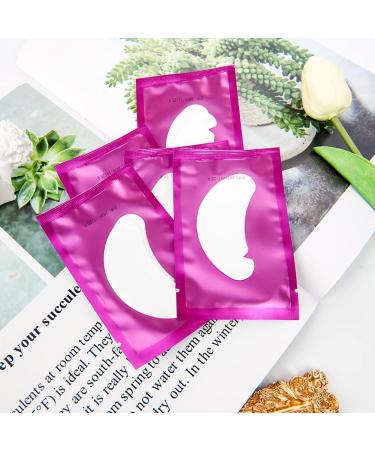 Lunamoon Eye Pads for Eyelash Extensions 50 Pairs of Purple V Eyelid & Lifting Patches - Buy Online on SooperMarket.com