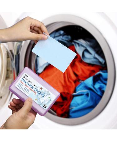 Unscented Travel Laundry Detergent Sheets | Concentrated Fragrance-Free Soap | 32 Loads | Travel Size | Eco-Friendly & Convenient - Buy Online on SooperMarket.com