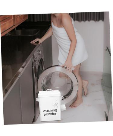 Healeved Washing Storage Bucket Toilet Lid Covers Laundry Bin Snack Containers Dispenser Wrought Iron - Buy Online on SooperMarket.com
