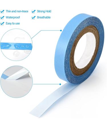 EHDIS Double Sided Hair Extension Tape 10mm x 3 yards with Plastic Scraper - Ideal for Hair Extensions, Lace Wigs, Toupees, and Hair Wefts - Buy Online on SooperMarket.com