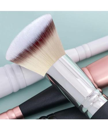 Foundation & Concealer Brush - Dual-Ended Makeup Applicator for Flawless Finish - Cruelty-Free Black Brush for Liquid Cream & Powder - Buy Online on SooperMarket.com