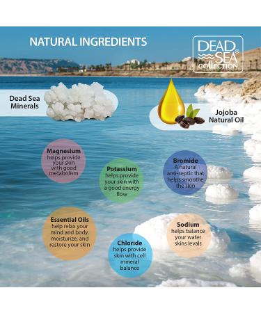 Dead Sea Collection Salt Body Scrub 23.28 OZ with Himalayan Salt & Organic Oils - Buy Online on SooperMarket.com