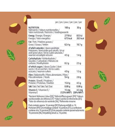 Amazon Brand Happy Belly Roasted & Unsalted Hazelnuts - 500g (Pack of 2) | International Shipping Available - Buy Online on SooperMarket.com