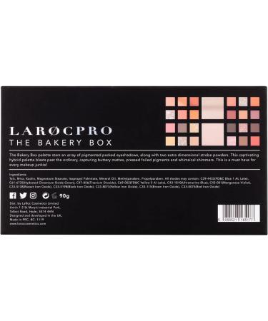 LaRoc Pro The Bakery Box - 26 Shade Eyeshadow Palette | Nude Matte & Shimmer Eye Shadows - Buy Online on SooperMarket.com
