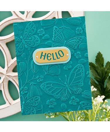Spellbinders Beautiful Butterflies 3D Embossing Folder - Clear | Shop Now - Buy Online on SooperMarket.com