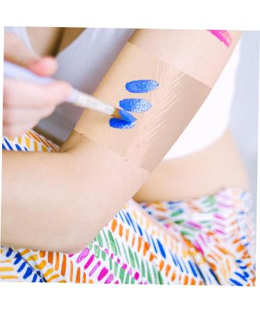 Buy NOLITOY 100pcs Adhesive Makeup Hand Palette - Disposable Clear Hand Held Blender & Mixer for Professionals | Waterproof & Breathable - Buy Online on SooperMarket.com