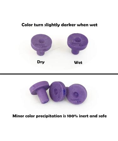 Reefing Art Ceramic Coralline Purple Coral Frag Plugs 30 Pack Tiles for SPS LPS - Buy Online on SooperMarket.com
