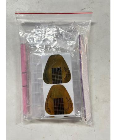 Kalolary 120PCS Gel Nail Dual Forms Set | Nail Art Stickers, Brush, File & Clips | Acrylic Nails Extension Kit - Buy Online on SooperMarket.com