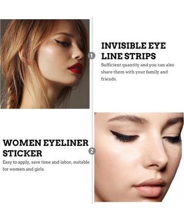 CANIGHT 36 Pairs Glitter Eyeliner DIY Eyelid Tape Double-sided Tape Eyeshadow Tape Eye Line Strip Sticker - Buy Online on SooperMarket.com