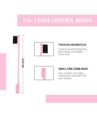2Pcs Women Hair Wax Stick 2.7oz Styling Cream Gel for Smoothing Flyaways Taming Frizz Baby Hair Pomade Tamer Stick Slick Back Glue Bed Head Waxes Edge Control Brush Elastic Lace Melting Wig Band - Buy Online on SooperMarket.com