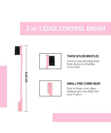 15g Hair Wax Stick & 75g Pomade Tamer for Women - Edge Control, Frizz Taming & Slick Back Styling - Includes Bed Head Styling Cream Gel & 5-in-1 Brush Comb - Buy Online on SooperMarket.com