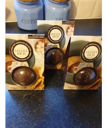 Artinxs velvet Rich Hot Chocolate Bombs Filled With Marshmallow 3 Bombs Luxury Collection Individually Wrapped Melting Balls - Buy Online on SooperMarket.com