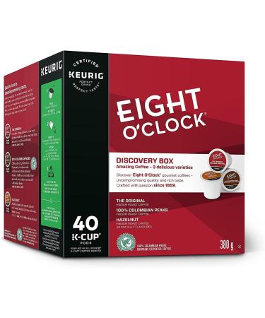 Eight O'Clock Discovery Box K-Cup Coffee Pods 40 Count For Keurig Coffee Makers (Pack of 1) Unflavored 40 count (Pack of 1) - Buy Online on SooperMarket.com
