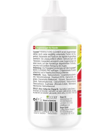Bogacare Perfect Eye Cleaner for Dogs - Effective Tear Stain Remover | Safe & Non-Burning Formula | 100% Satisfaction Guaranteed - Buy Online on SooperMarket.com