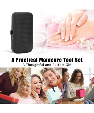 10-Piece Stainless Steel Nail Clipper Set Professional Manicure Set Stainless Steel Manicure Tools Stainless Steel Nail Care Tools Professional Nail Clipper Set (Black) - Buy Online on SooperMarket.com