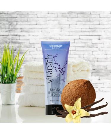 Vitabath Coconut Noir Body Wash & Nourishing Body Polish Set - 10 oz Cruelty-Free & Paraben-Free Formula - Buy Online on SooperMarket.com