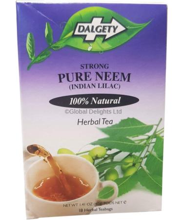 2 x Dalgety Strong Pure Neem (Indian Lilac) Herbal Tea - Buy Online on SooperMarket.com