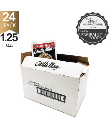 Chilli Man Chili Seasoning Mix 1.25oz (Pack of 24) - Premium Spice Blend - Buy Online on SooperMarket.com