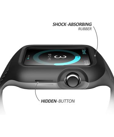 i-Blason Band for Apple Watch 3 42mm - Unity Series Hybrid Bumper Band - Black - Buy Online on SooperMarket.com